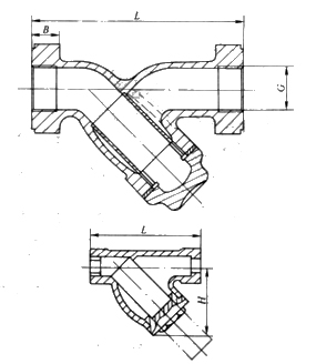 GL11H~16型内螺纹联接过滤器外形图.png